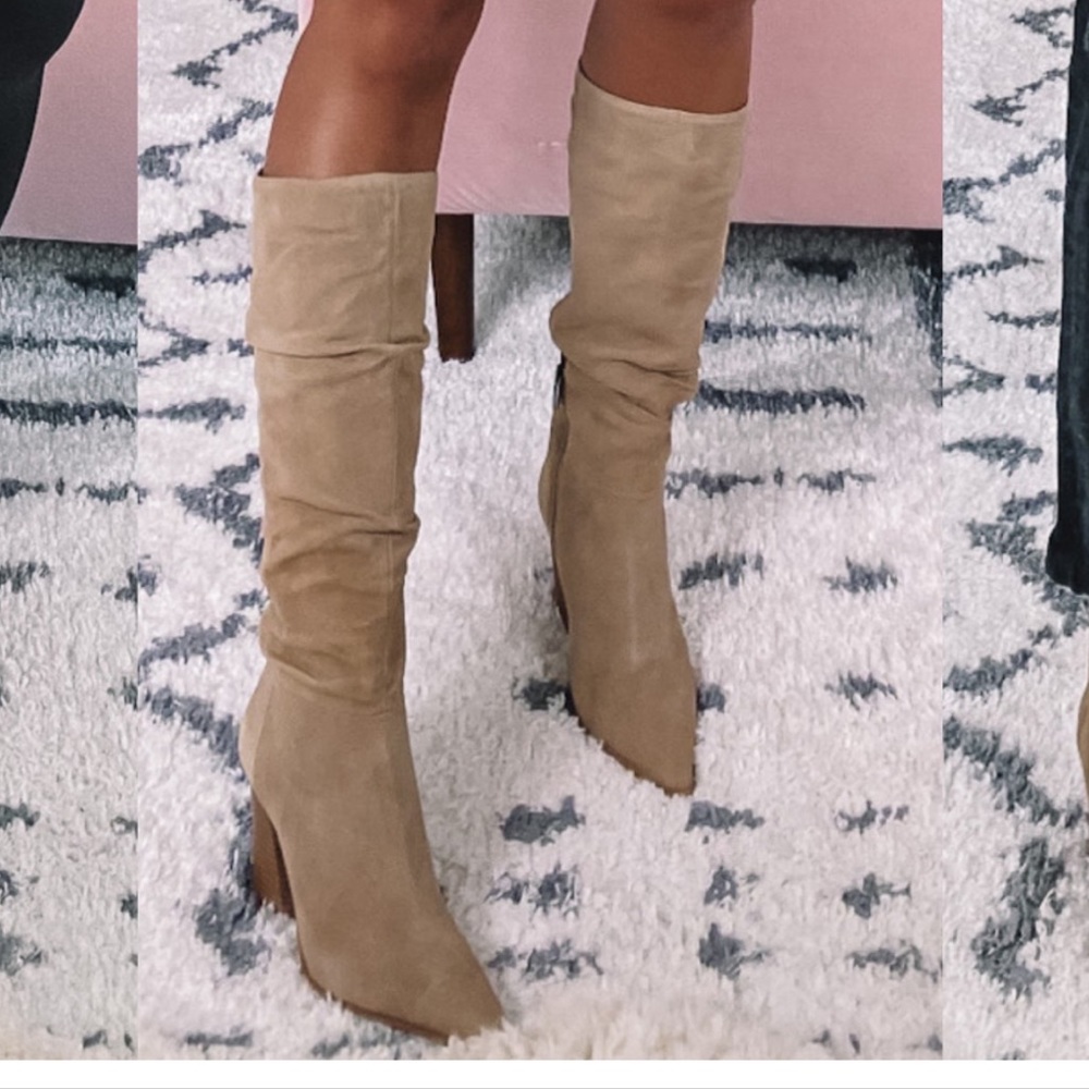 Vince Camaro knee high suede boots👢